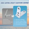 YANYUCB Boat Hatch Hinge 316 Stainless Steel Hinges,Heavy Duty Boat