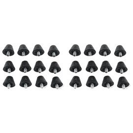 SUNCHSEN 24 PCS Football Shoe Replacement Spikes 16mm Football Shoe Studs Spikes for 5MM Threaded Football Shoe