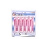 Gouriki Industry E-Clip, Medium, Clear Pink, 10 Pieces