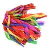 LUOEM Rainbow Ribbon Dance Band Runners Coloured Band Rod for
