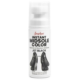 Angelus Instant Midsole Color Restorer - Restores & Recolors Midsoles - 3.3 Fl Oz, Black
