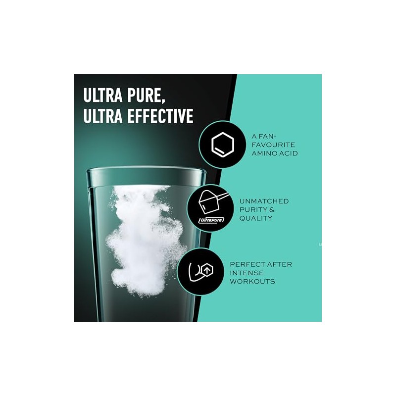 ESN Ultrapure L-Glutamine Premium Grade, Neutral, 500 g, 100 Servings