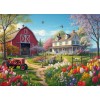 Tau Puzzles-1000 Random Cut Pieces-Life On The Farm
