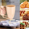 Pancake Dough Dispenser with Handle for Cupcakes, Waffles, Muffin Mix,