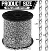 Yaocom 50ft Jack Chain with 10 pcs S Hooks Galvanized
