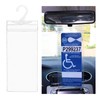 povtii 1 PC Handicap Placard Holder, 11.6" × 5" Ultra