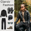 Real Sheepskin Leather Gloves, 100% Cashmere Lining Winter Gloves, Touchscreen