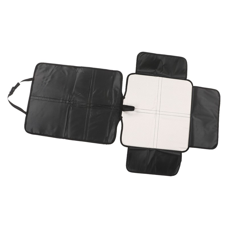 Baby Car Seat Protector with Mesh Storage Pocket Wear Resistant
