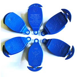 Viper Pro MD 6 Pack Multi-Purpose Safety Cutter/Bag Opener with Metal Detectable Capability, Blue