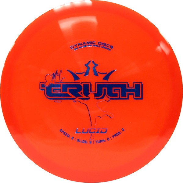 Dynamic Discs Lucid EMAC Truth Midrange Golf Disc [Colors May Vary] - 170-172g