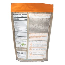 swiig PB Lite 2lb - Low-Calorie, 5g Protein, No Added Sugar - Mix in Protein Shakes and Smoothies - Low Carb - Made from Real Roasted Peanuts