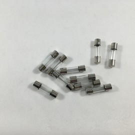 CompStudio 10Pcs F20AL250V 5X20MM 20A Fast Blow Fuse 20 Amp 250V Glass Quick Blow F20AL Cartridge Fuse Fast-Acting Fuse