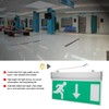 LED Emergency Exit Sign Light, Fire Arrow Down Suspended Safety