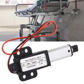 24 VDC Electric Linear Actuator, 30 mm Stroke, Linear Push Rod, Waterproof Actuator Motor for Medical Industry Agricultural Machinery