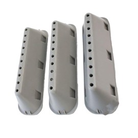 QUAILITAS Drum Paddle Lifter [Pack of 3/Grey Washing Machine Lifter Paddle Arms, 10 Hole, 3 Drum Paddles, Compatible with Indesit– Parts & Accessories