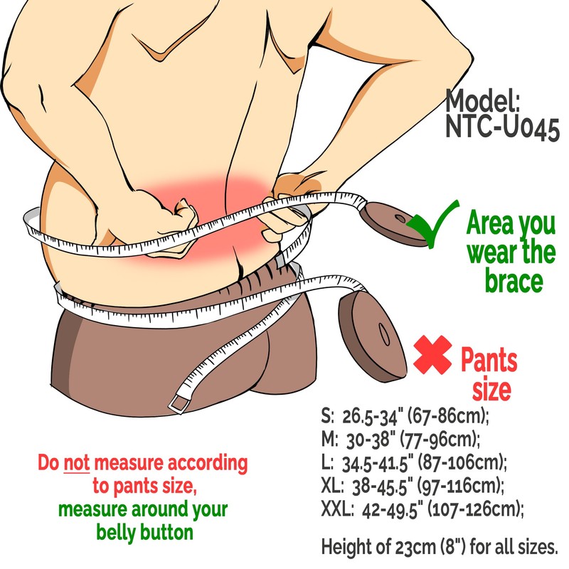 NeoTech Care Back Brace - Breathable & Adjustable Support for