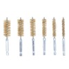 Brass Wire Bore Cleaning Brush Set - 6 Pieces with