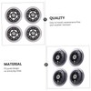 TEHAUX Roller Bag Replacement Wheels 4pcs 100mm Suitcase Caster Wheels