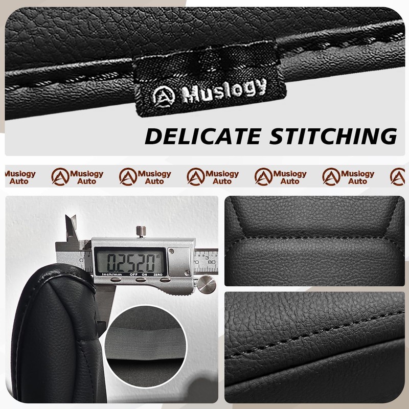 Muslogy Center Console Armrest Cover Compatible with Nissan Kicks S