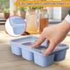 Shopwithgreen Reusable 5 Compartment Bento Box Container Lunch Boxes, Snack