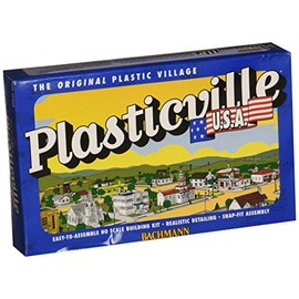 Bachmann Trains - PLASTICVILLE U.S.A. BUILDINGS – CLASSIC KITS - POLICE STATION - HO Scale