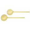 Guzzini Salad Servers, Acrylic, Amber, 0.1 x 0.1 x 0.1