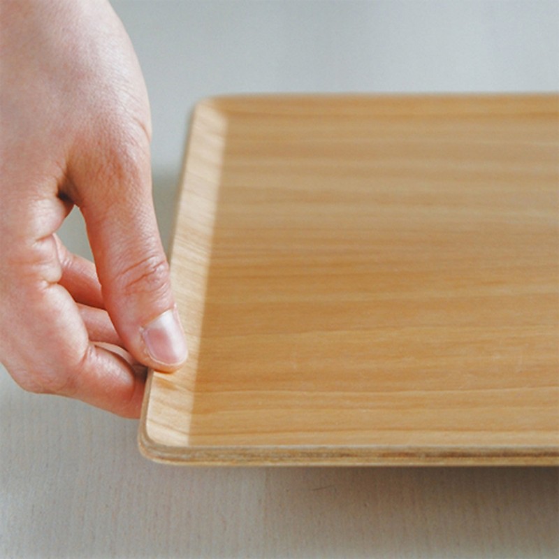 Kinto Placemat Wood Tray 430x330mm 3 colors, Birch / 킨토