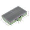 Fishing Tackle Box 2Pcs Multiple Compartments Box Organizer for Fishing