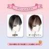 DAILUOSI Bangs Wig, 3D Structure, Hairpiece, Fully Hand Planted, Partial