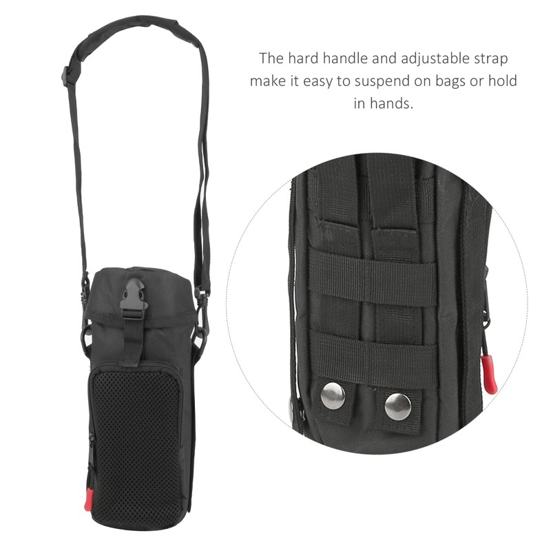 Waterproof Outdoor Tactics Water Bottle Bag Pouch Hydration Carrier Sport