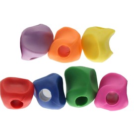 10Pcs Pencil Grips Pencil Grippers The Crossover Grips Colorful Pencil Grippers Finger Posture Correction Training Ergonomic Writing Aids for Preschooler Toddler Kindergarten (Random Color)