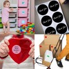 Round Red Sticker Dot Labels 50mm (5cm) for Storage and