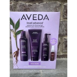 Aveda Invati Advanced Solutions For Thinning Hair ,Rich，gift Set