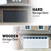 FOSLUOC Garage Door Seal Top and Sides Seal Strip Black