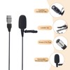 JTLAU Lavalier Clip-on Microphone - Cardioid Condenser Lapel Mic Compatible