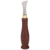 Leather Edge Creaser Stainless Steel Blade Wooden Handle Creaser Leather