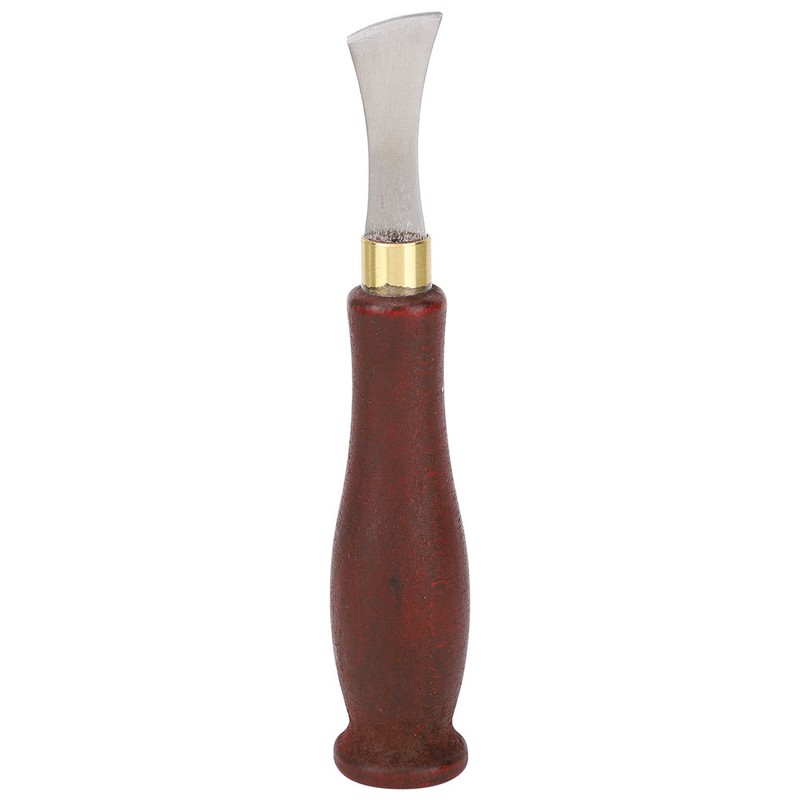 Leather Edge Creaser Stainless Steel Blade Wooden Handle Creaser Leather