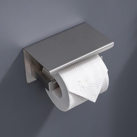 COUOBO 10 Pack Brushed Finish Bathroom Hardware Set - SUS304 Stainless Steel Wall-Mounted Towel Bar, Holder & Racks, 23.6 Inch