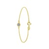 Lucardi - Damen Armband mit Armreif und Plattierung - Schmuck
