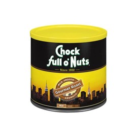 Chock Full o’Nuts Gourmet Roast Ground Coffee, Mild Roast – A Light, Smooth and Aromatic Mild Blend (26 Oz. Can)