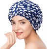 YFONG Reusable Shower Cap for Women, Waterproof & Durable Bath