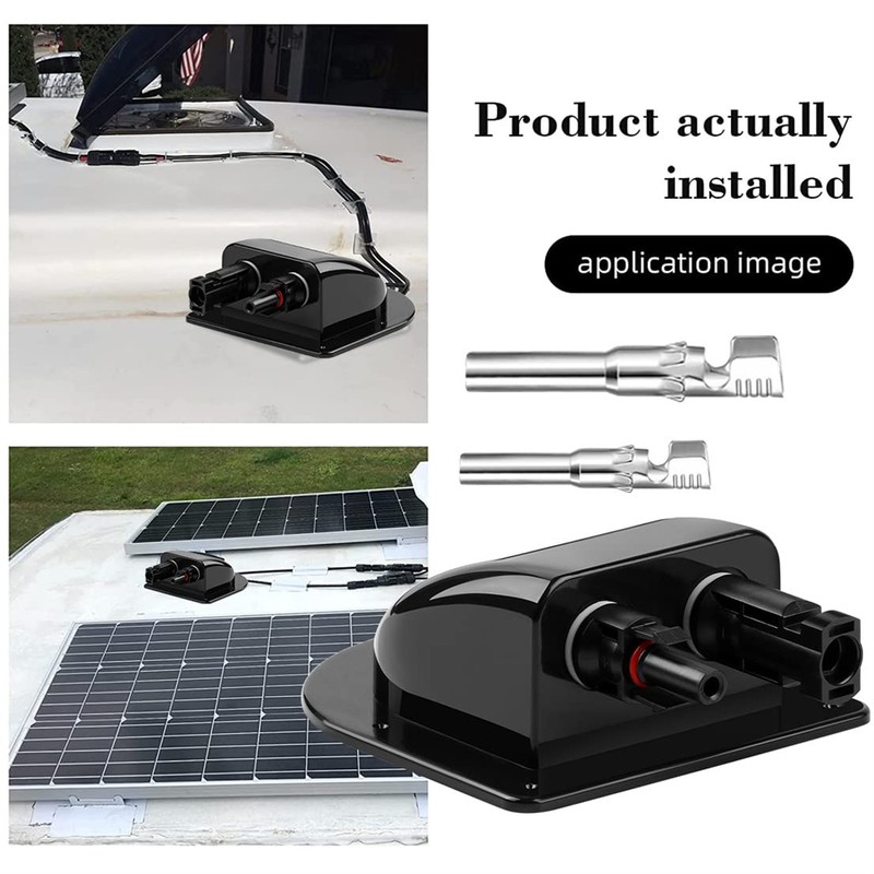 Solar Cable Entry Gland Waterproof ABS Double Cable Gland Box