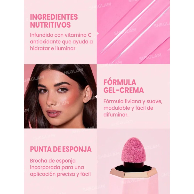 Sheglam Color Bloom Rubor Líquido Con Acabado Mate Tono Del