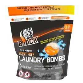 Dead Down Wind BLACK Premium Laundry Bombs, 36 Count