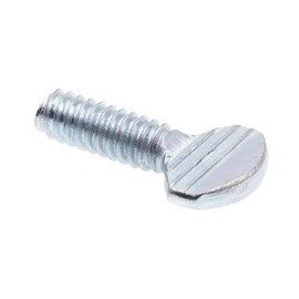 Prime-Line 9044799 Thumb Screw, No Shoulder, Spade Head, #10-24 X 1/2 in, Zinc Plated Steel, Pack of 50