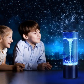 MOONSAY Tornado Lamp - Twister Hurricane Light - USB Powered Water Vortex Desk Lamp - Mood Light for ADHA & Autism Children Home Deco Chriestmas Gifts