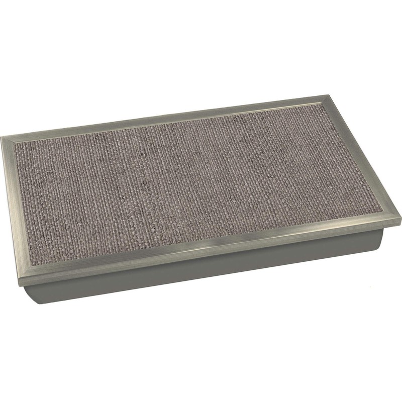 Taupe Grey LAP TRAY: Bean Bag Cushioned Laptop Desk, Padded