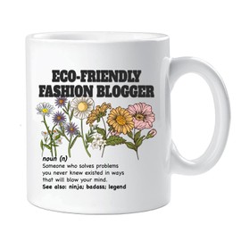 Carez Floral Eco-Friendly Fashion Blogger Gift For Women, Eco-Friendly Fashion Blogger Appreciation Gift For Eco-Friendly Fashion Blogger, christmas gift for Eco-Friendly Fashion Blogger Mug