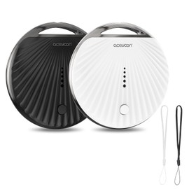 aceyoon Smart Air Tag Tracker Pack of 2, Key Finder Compatible with Apple Find My App (iOS Only), Bluetooth Key Finder for Luggage/Bags/Suitcase/Wallet