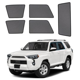 ZATOOTO Car Window Shades for Toyota 4Runner 2017-2024, Breathable Car Window Screen UV Protection Clear Rearview Mirror View Visible Rear Window Sun Shade for Driving Safety